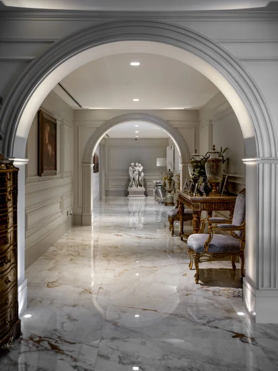 Detalhe do hall