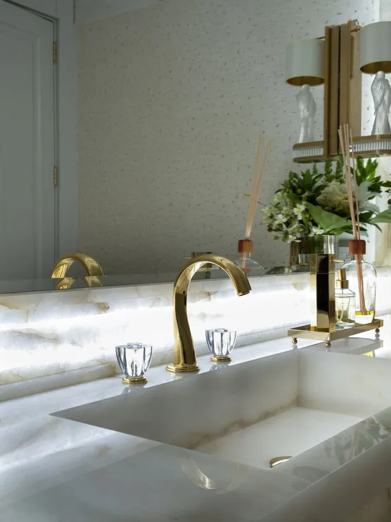 Detalhe do lavabo social